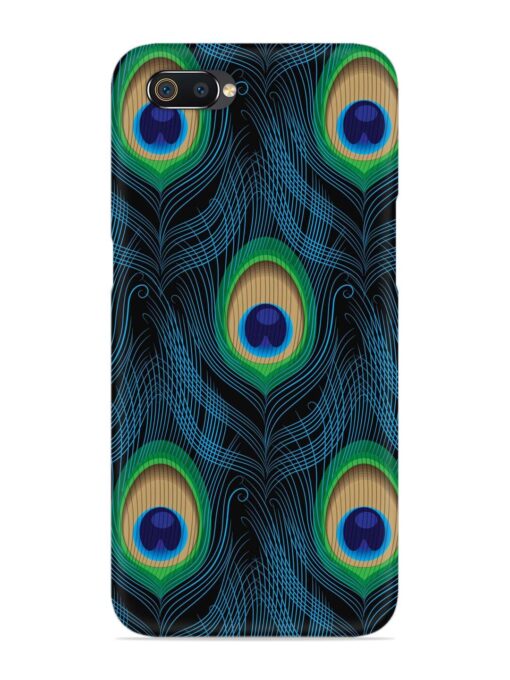 Seamless Pattern Peacock Snap Case for Realme C2 Zapvi