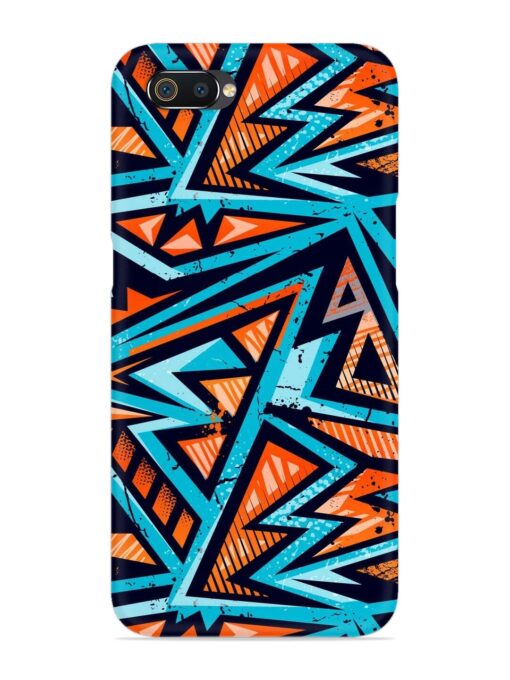 Abstract Seamless Grunge Snap Case for Realme C2 Zapvi