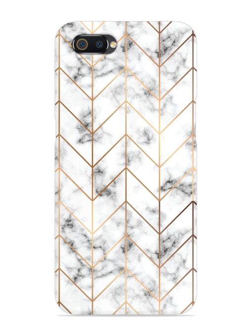 Vector Marble Texture Snap Case for Realme C2 Zapvi