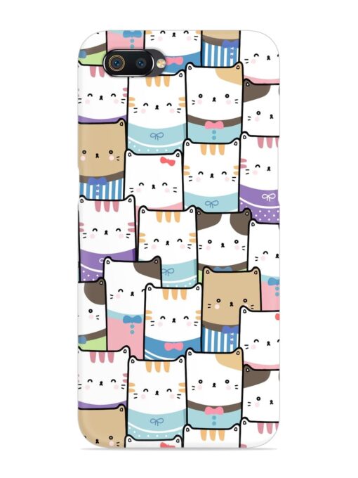 Cute Adorable Cat Snap Case for Realme C2