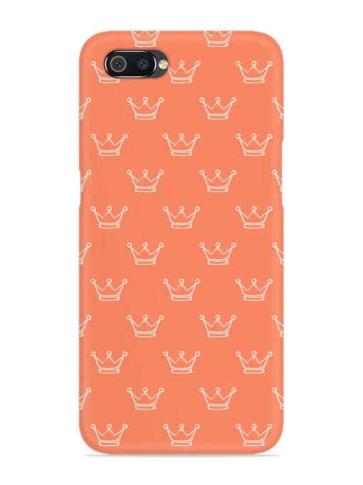 Hand Drawn Crown Snap Case for Realme C2