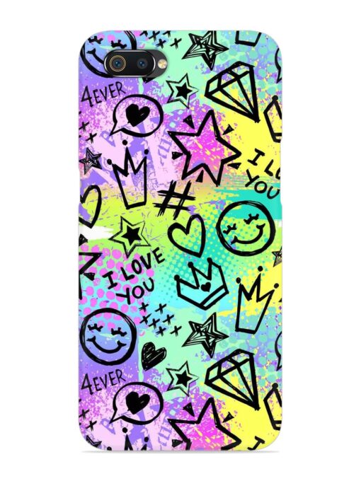 Bright Seamless Pattern Snap Case for Realme C2