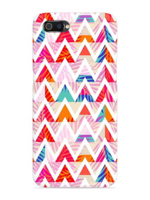 Abstract Triangle Background Snap Case for Realme C2 Zapvi