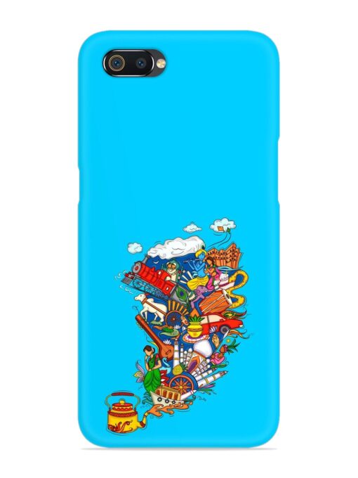 Vector Design Indian Snap Case for Realme C2 Zapvi