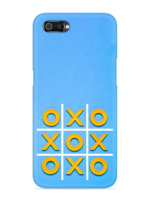 Yellow Plastic Crosses Snap Case for Realme C2