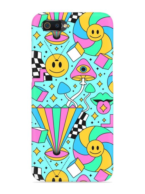 Trippy Rainbow 60S Snap Case for Realme C2