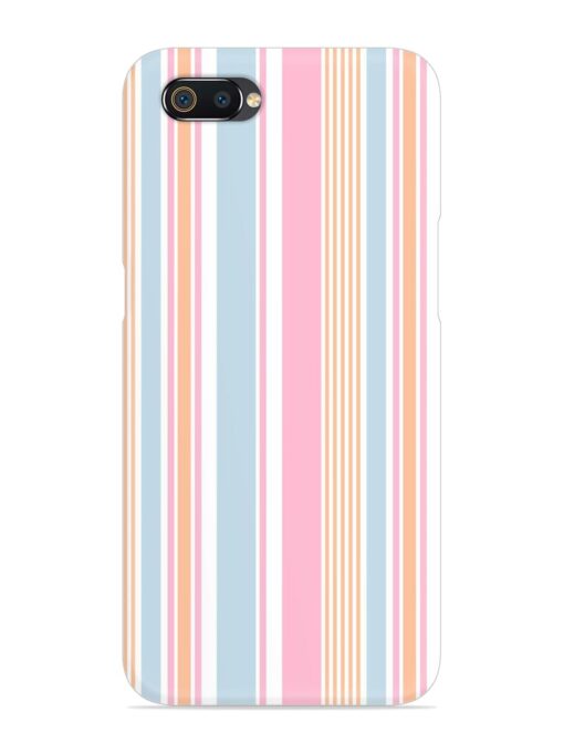 Stripe Seamless Pattern Snap Case for Realme C2 Zapvi