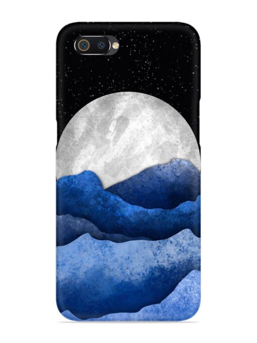 Full Moon Mountain Vector Snap Case for Realme C2 Zapvi