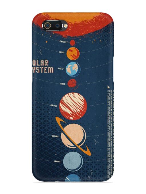 Solar System Vector Snap Case for Realme C2 Zapvi