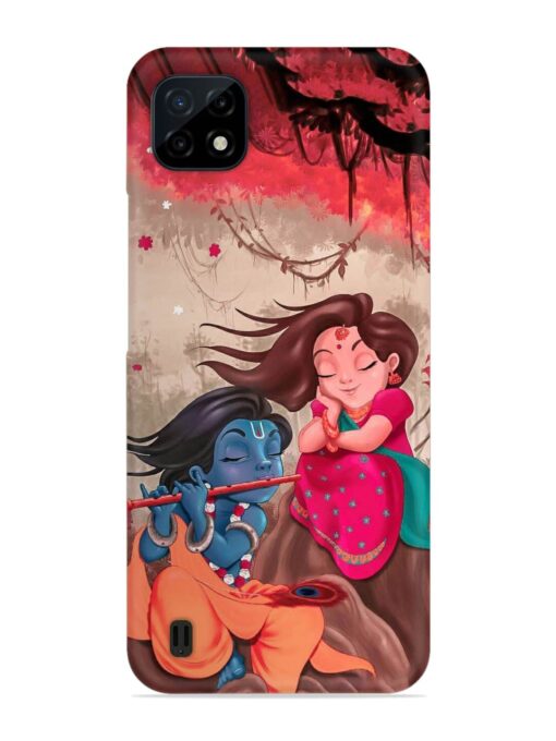 Radhe Krishna Water Art Snap Case for Realme C20