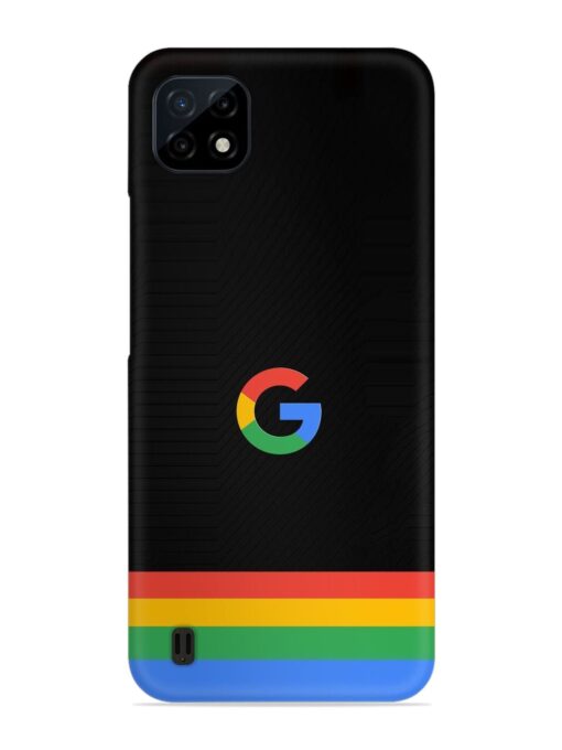 Google Logo Art Snap Case for Realme C20