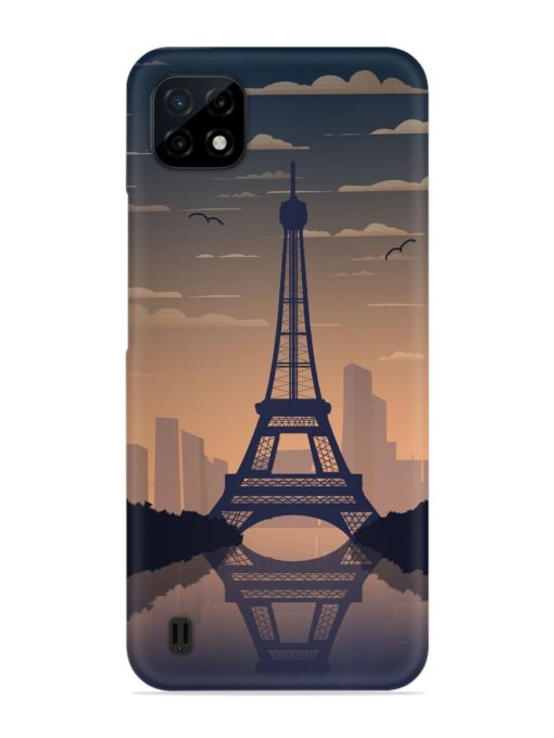 France Paris Eiffel Tower Gradient Snap Case for Realme C20