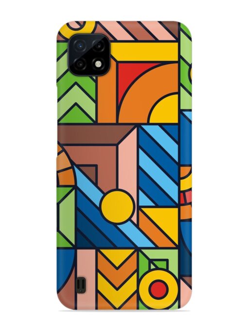 Colorful Geometric Snap Case for Realme C20