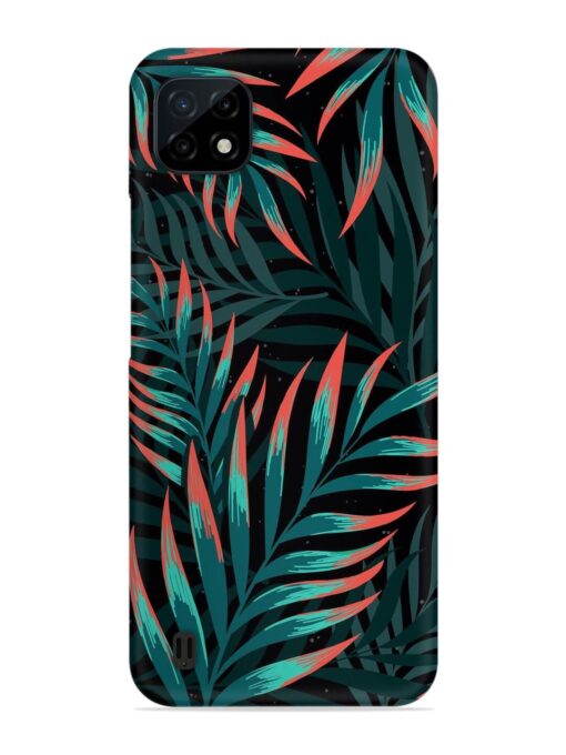 Green Leaf Art Snap Case for Realme C20