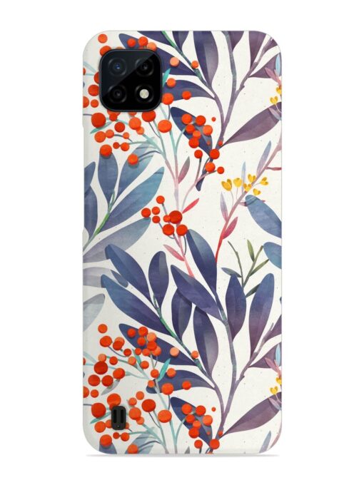 Seamless Floral Pattern Snap Case for Realme C20