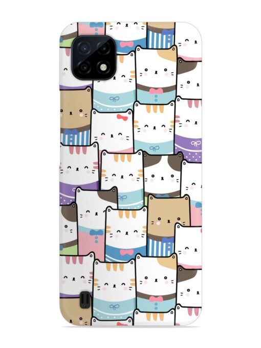 Cute Adorable Cat Snap Case for Realme C20