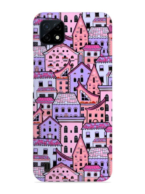 Seamless Pattern Houses Snap Case for Realme C20