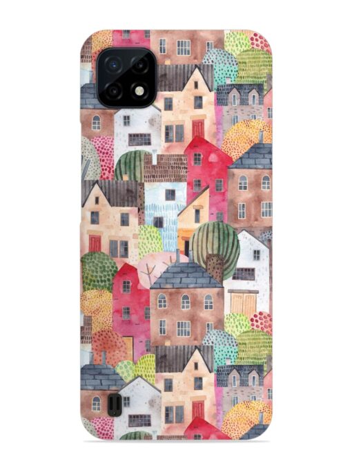 Abstract Seamless Pattern Snap Case for Realme C20 Zapvi