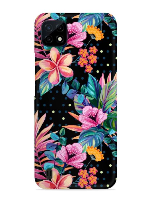 Seamless Floral Pattern Snap Case for Realme C20