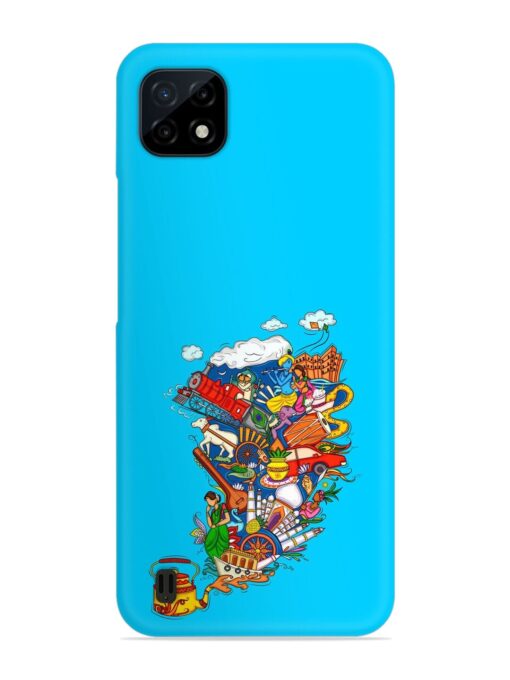 Vector Design Indian Snap Case for Realme C20