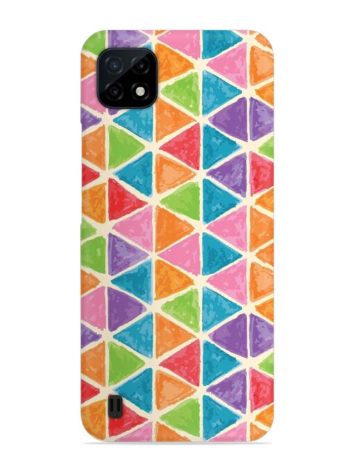 Seamless Colorful Isometric Snap Case for Realme C20