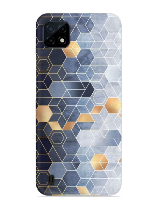 Geometric Abstraction Hexagons Snap Case for Realme C20