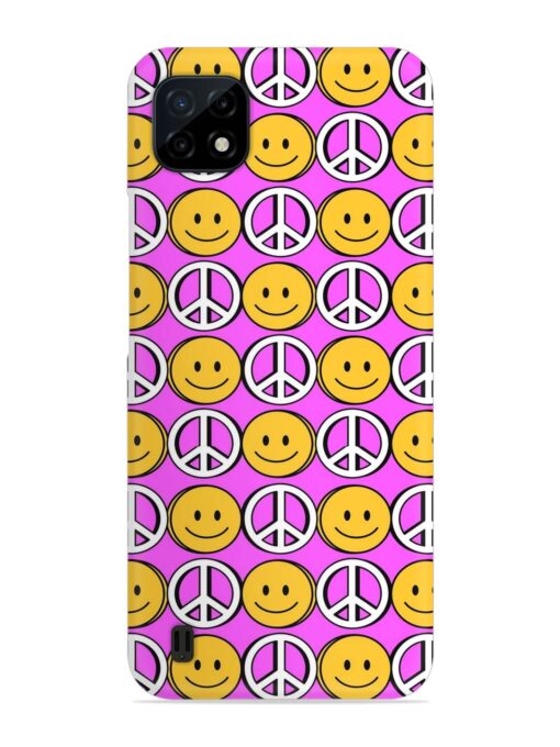 Smiley Face Peace Snap Case for Realme C20