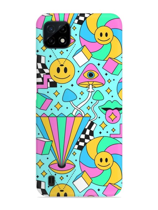 Trippy Rainbow 60S Snap Case for Realme C20