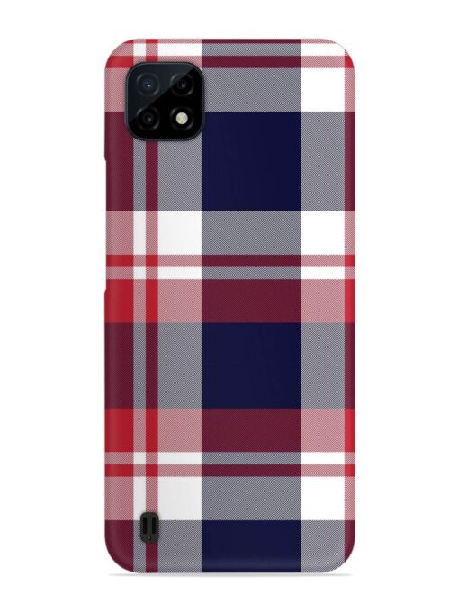 Classic Plaid Tartan Snap Case for Realme C20