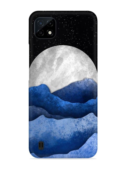 Full Moon Mountain Vector Snap Case for Realme C20 Zapvi