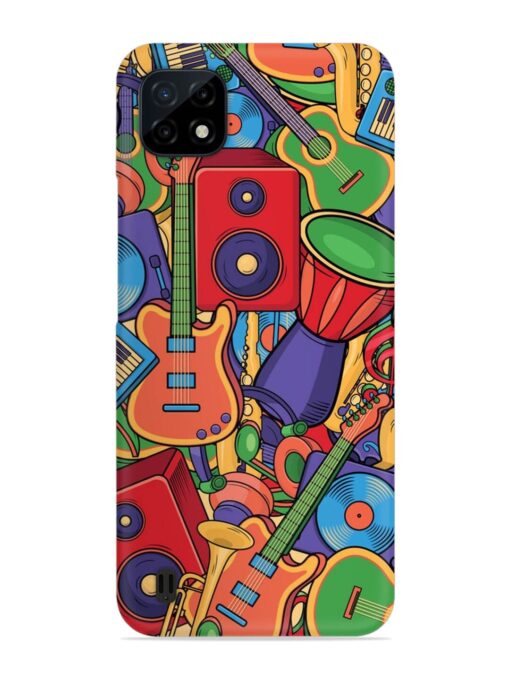 Colorful Music Art Snap Case for Realme C20