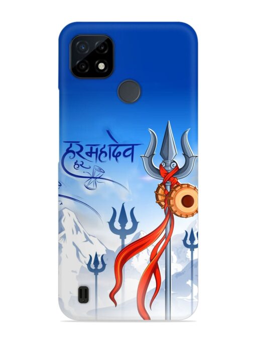 Har Har Mahadev Trishul Snap Case for Realme C21