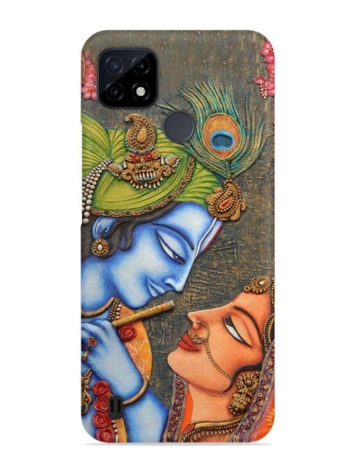 Lord Radha Krishna Flute Art Snap Case for Realme C21 Zapvi