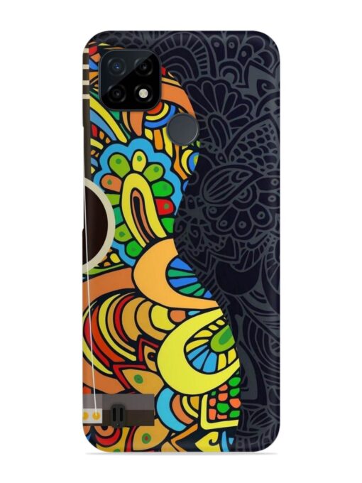 Guitar Vector Art Snap Case for Realme C21 Zapvi