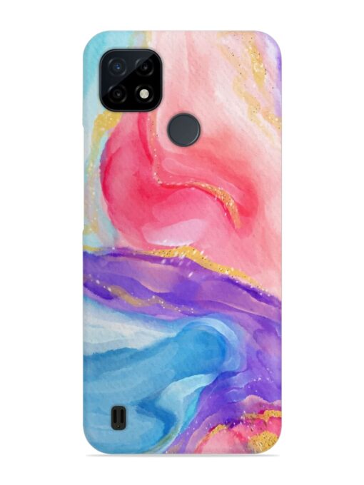 Watercolor Gradient Snap Case for Realme C21 Zapvi