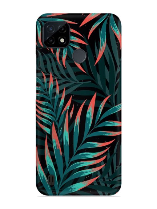 Green Leaf Art Snap Case for Realme C21