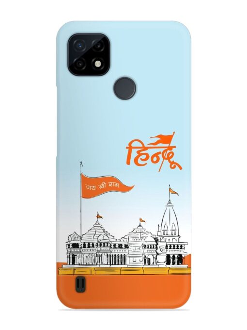 Ram Mandir Hindu Snap Case for Realme C21 Zapvi