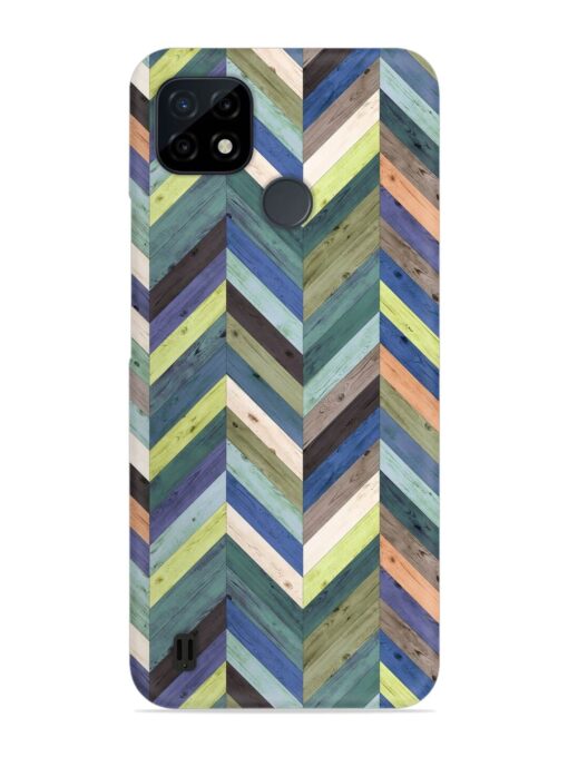 Chevron Random Color Snap Case for Realme C21 Zapvi