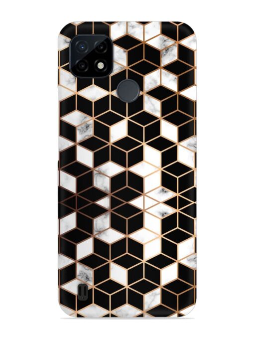 Vector Marble Texture Snap Case for Realme C21 Zapvi