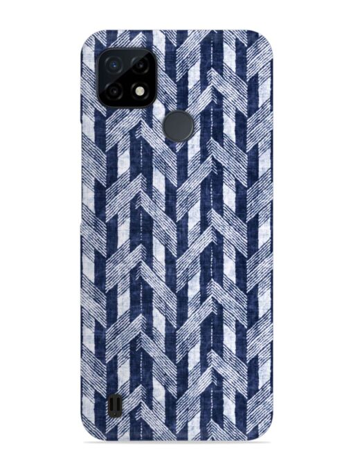 Abstract Herringbone Motif Snap Case for Realme C21