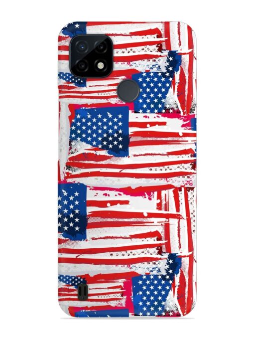 Usa Flag Seamless Snap Case for Realme C21