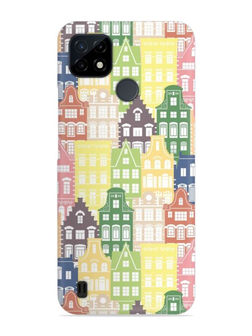 Seamless Shapes Pattern Snap Case for Realme C21 Zapvi