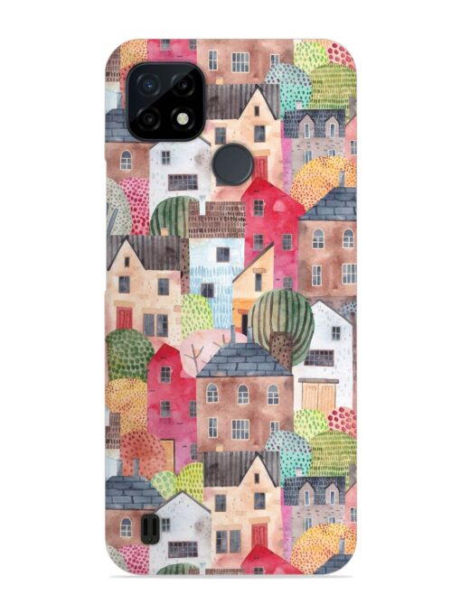 Abstract Seamless Pattern Snap Case for Realme C21 Zapvi