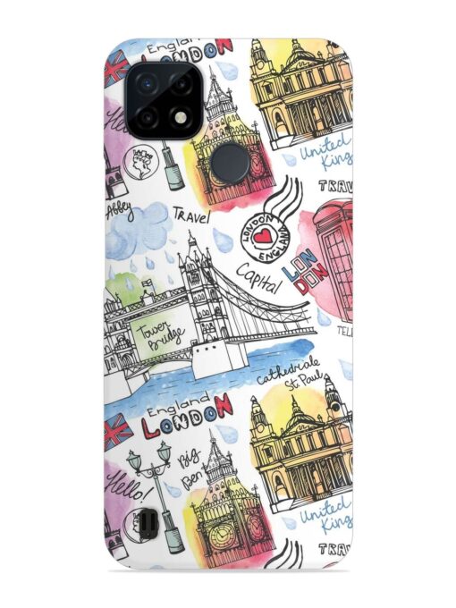 Vector London Landmark Snap Case for Realme C21 Zapvi