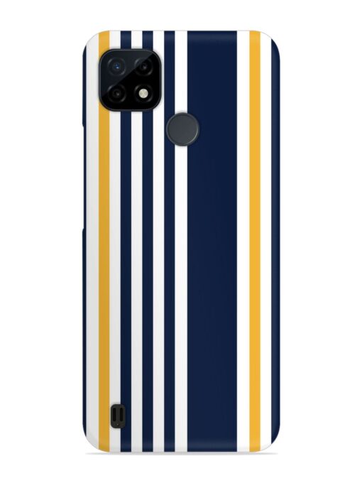 Seamless Stripe Pattern Snap Case for Realme C21 Zapvi