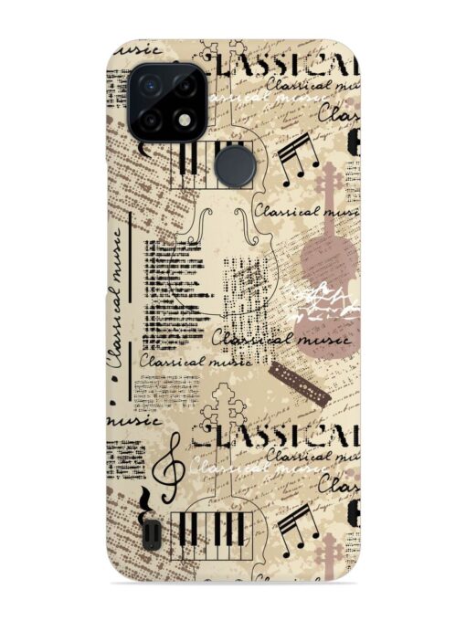 Classical Music Lpattern Snap Case for Realme C21 Zapvi