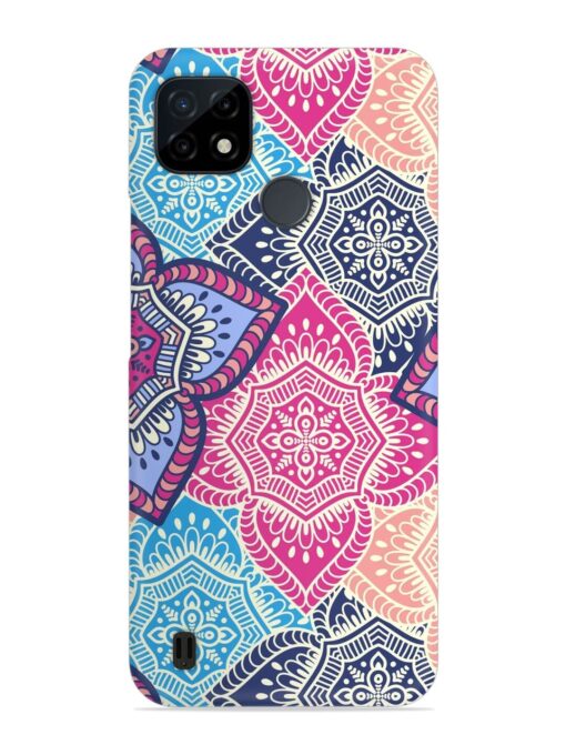 Ethnic Floral Seamless Snap Case for Realme C21 Zapvi