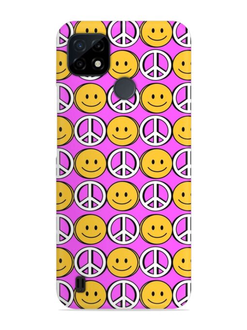 Smiley Face Peace Snap Case for Realme C21