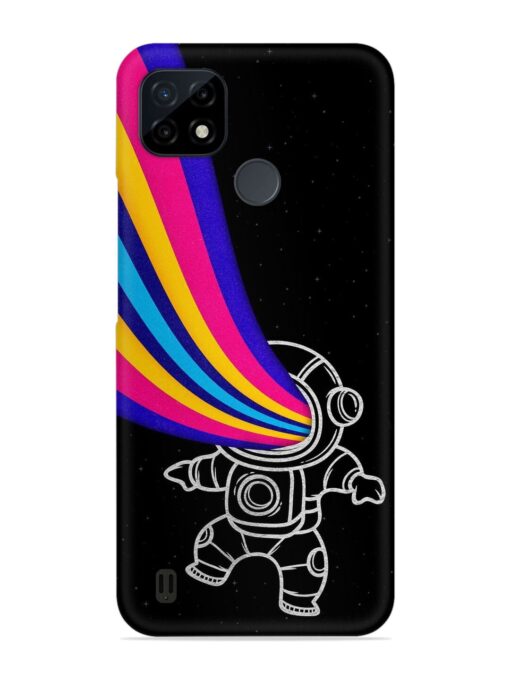 Astronaut Snap Case for Realme C21 Zapvi