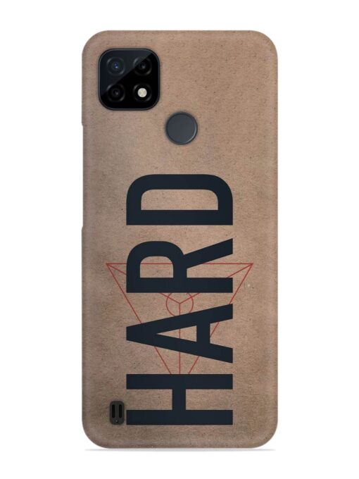 Hard Typo Snap Case for Realme C21 Zapvi